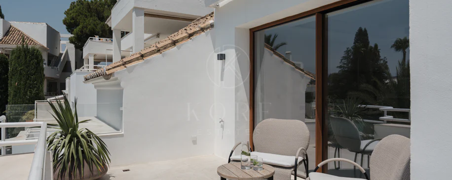 Fully Renovated Garden Duplex Beside Los Naranjos Golf in Nueva Andalucía