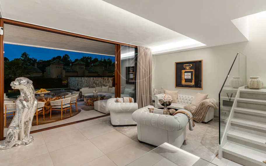 Villa de lujo cerca de Puente Romano en la Milla de Oro de Marbella