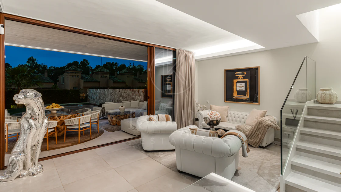 Villa de lujo cerca de Puente Romano en la Milla de Oro de Marbella