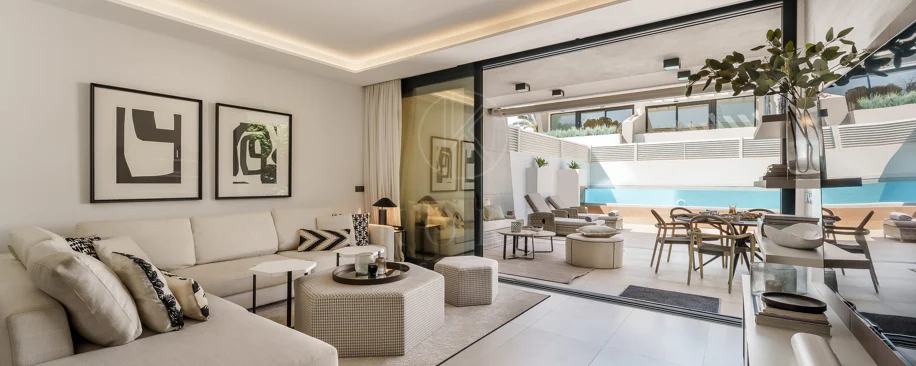 Villa pareada contemporánea exclusiva junto a la playa