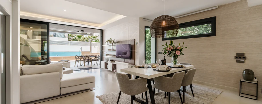 Villa pareada contemporánea exclusiva junto a la playa