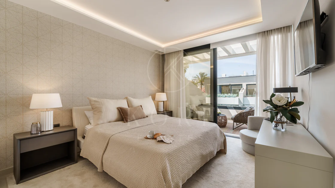 Villa pareada contemporánea exclusiva junto a la playa