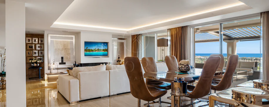 Luxury Duplex Penthouse in Los Almendros, Benahavís with Panoramic Sea Views