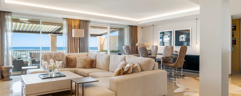 Luxury Duplex Penthouse in Los Almendros, Benahavís with Panoramic Sea Views