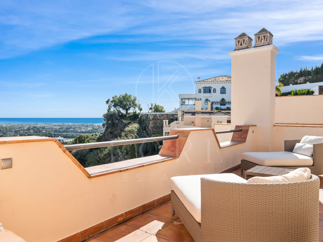 Luxury Duplex Penthouse in Los Almendros, Benahavís with Panoramic Sea Views