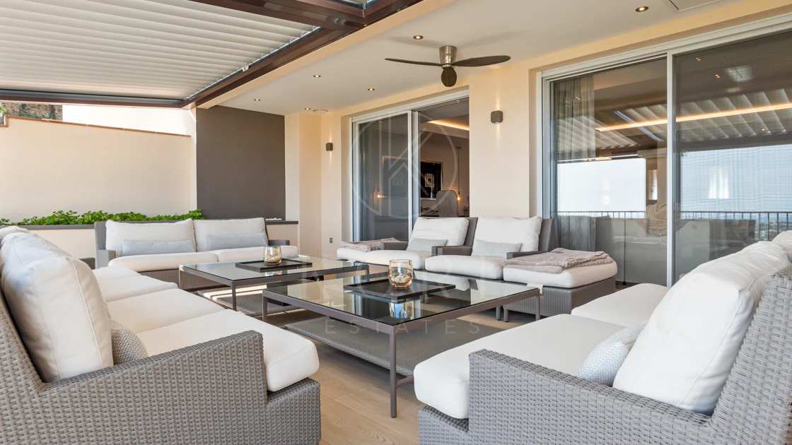 Luxury Duplex Penthouse in Los Almendros, Benahavís with Panoramic Sea Views