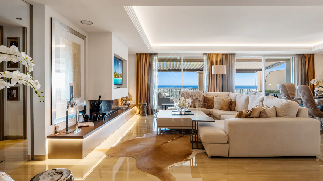 Luxury Duplex Penthouse in Los Almendros, Benahavís with Panoramic Sea Views