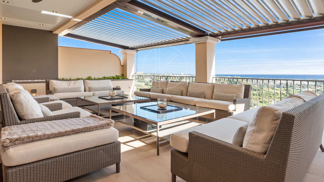 Luxury Duplex Penthouse in Los Almendros, Benahavís with Panoramic Sea Views