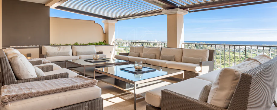 Luxury Duplex Penthouse in Los Almendros, Benahavís with Panoramic Sea Views