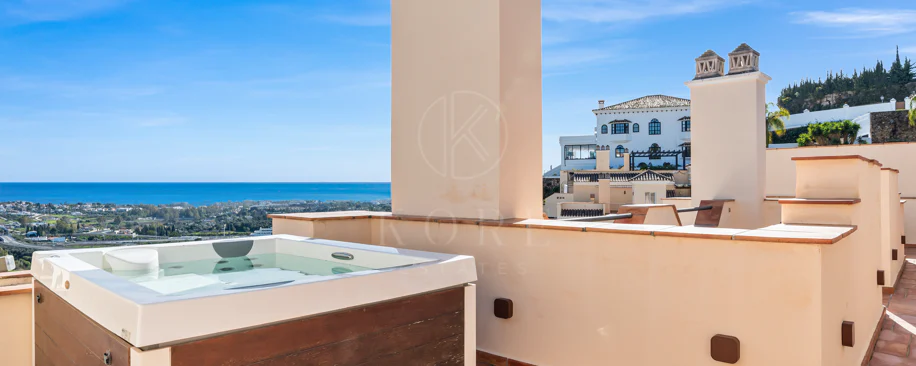 Luxury Duplex Penthouse in Los Almendros, Benahavís with Panoramic Sea Views