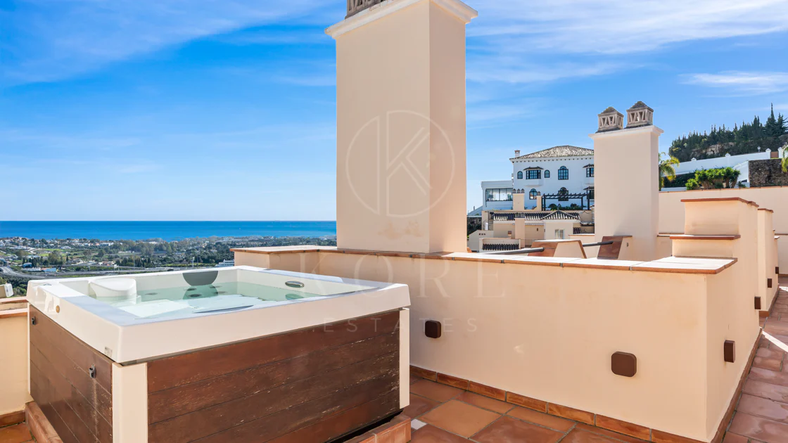 Luxury Duplex Penthouse in Los Almendros, Benahavís with Panoramic Sea Views