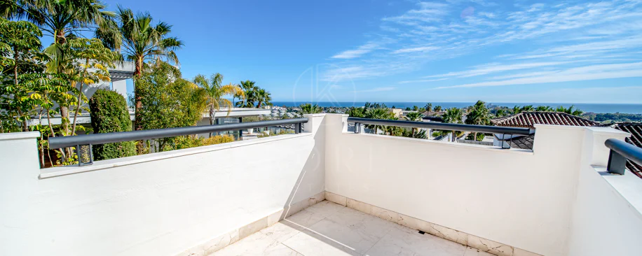 Villa con vistas al mar en La Alquería, Benahavís