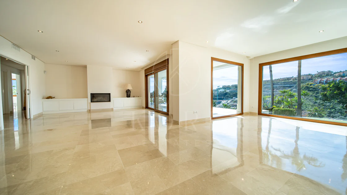 Villa con vistas al mar en La Alquería, Benahavís