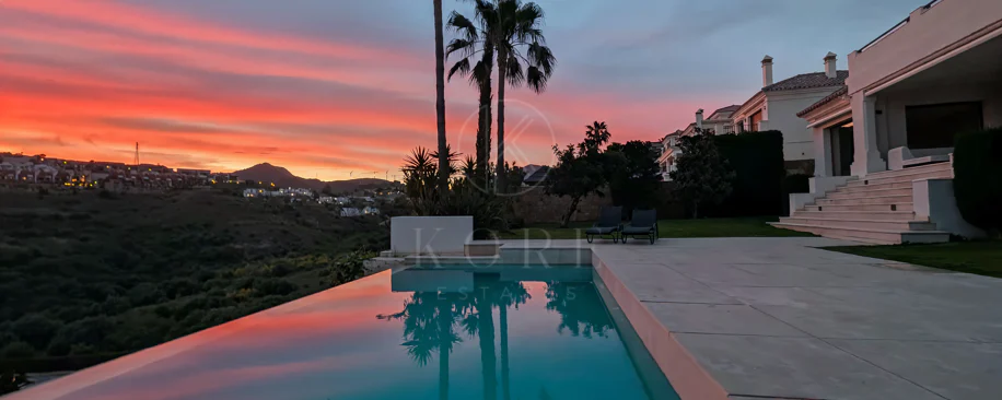 Villa con vistas al mar en La Alquería, Benahavís