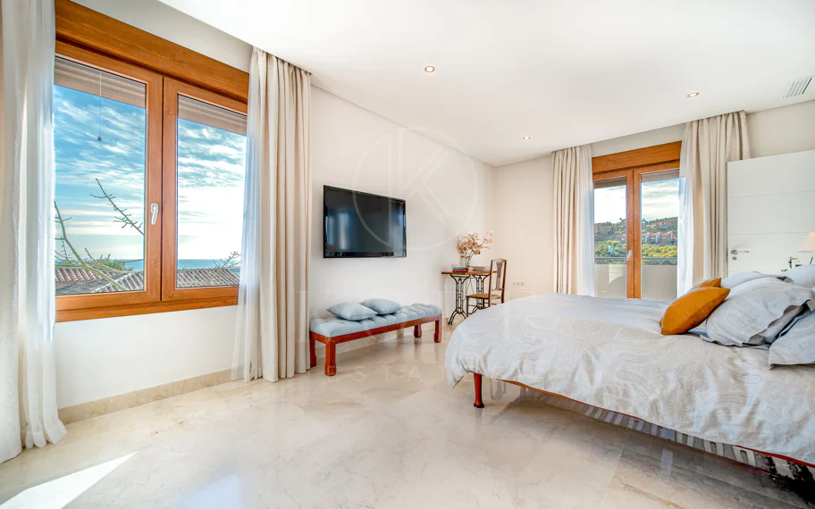 Villa con vistas al mar en La Alquería, Benahavís