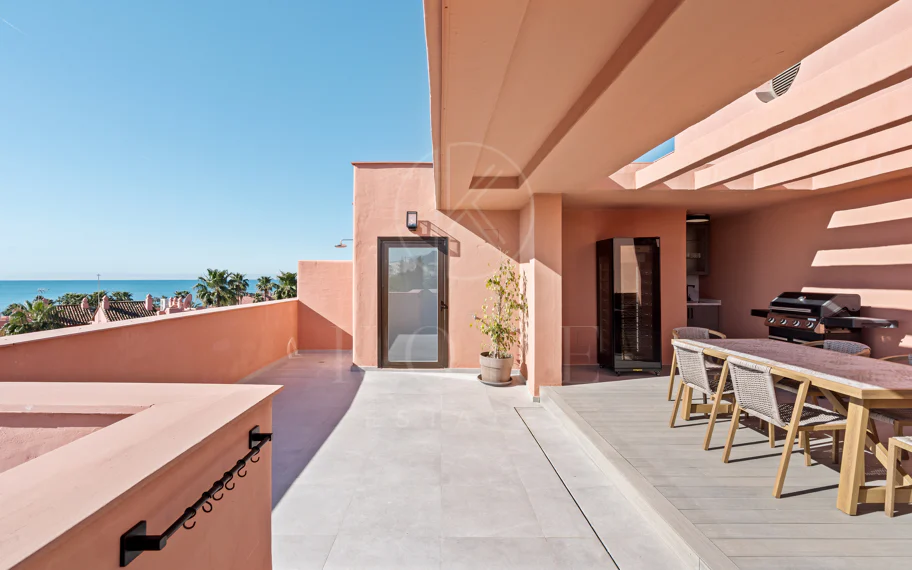 Vista Mar Ático de lujo - Nuevamente renovado en el lado de la playa Nuevo Milla de Oro