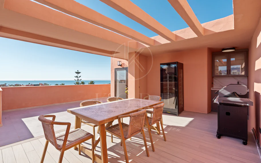Vista Mar Ático de lujo - Nuevamente renovado en el lado de la playa Nuevo Milla de Oro