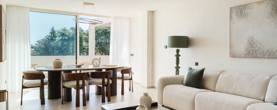 Palacetes 7 - Beautifully renovated three-bedroom apartment in La Cerquilla with Sea views.