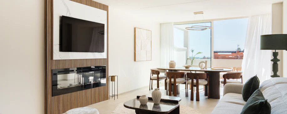Palacetes 7 - Beautifully renovated three-bedroom apartment in La Cerquilla with Sea views.