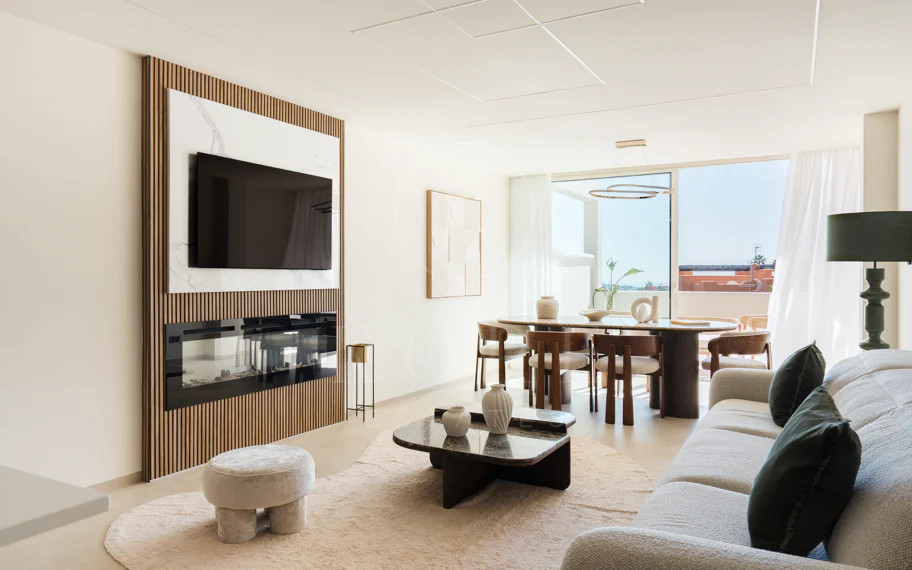 Palacetes 7 - Beautifully renovated three-bedroom apartment in La Cerquilla with Sea views.