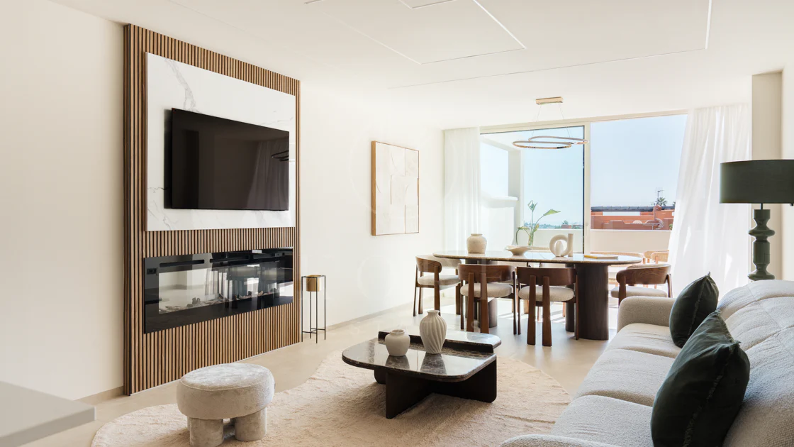 Palacetes 7 - Beautifully renovated three-bedroom apartment in La Cerquilla with Sea views.