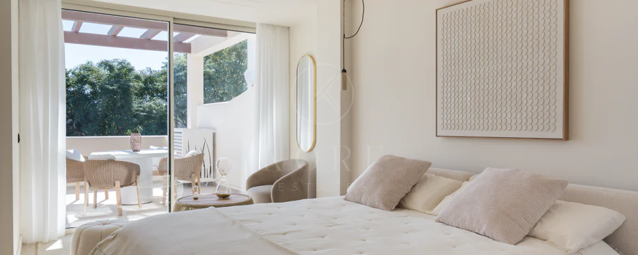 Palacetes 7 - Beautifully renovated three-bedroom apartment in La Cerquilla with Sea views.