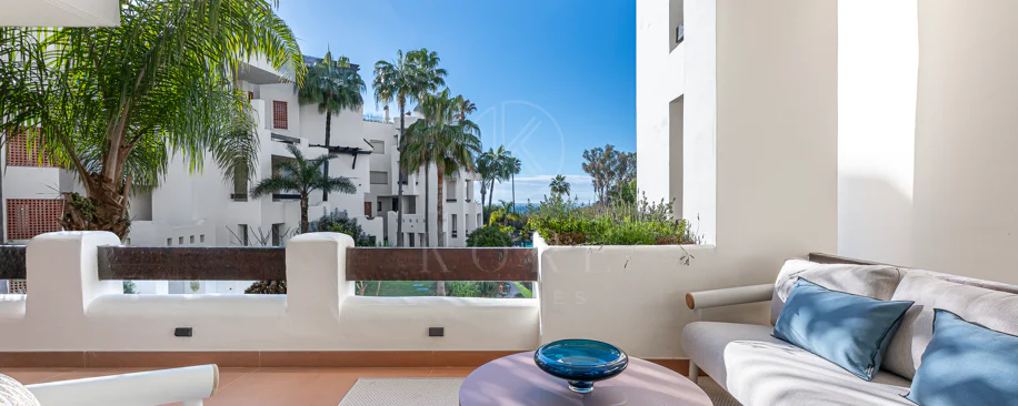 Apartamento moderno en primera línea de playa en Bahía del Velerín