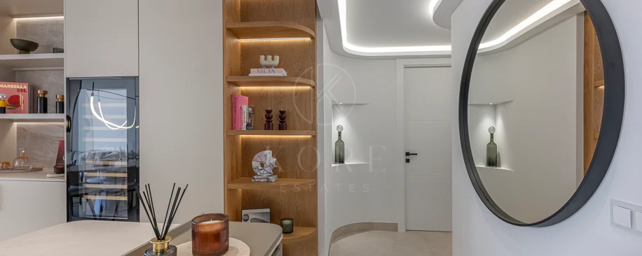 Apartamento moderno en primera línea de playa en Bahía del Velerín