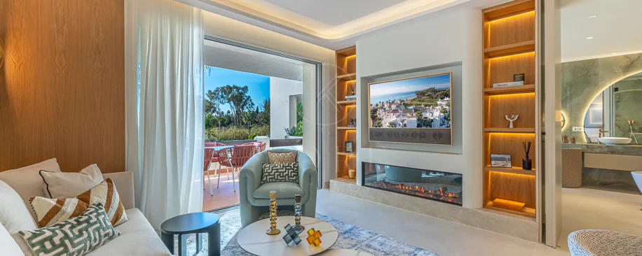 Apartamento moderno en primera línea de playa en Bahía del Velerín