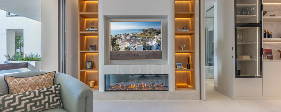 Apartamento moderno en primera línea de playa en Bahía del Velerín