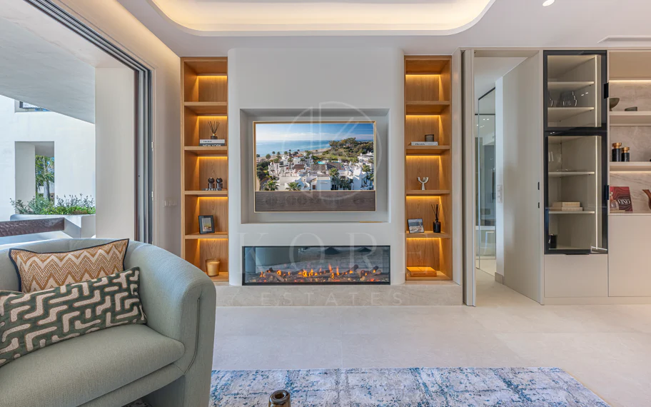 Apartamento moderno en primera línea de playa en Bahía del Velerín
