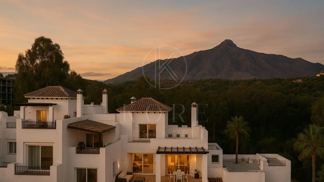 Elegant duplex penthouse in Aloha, Marbella with 3 bedrooms