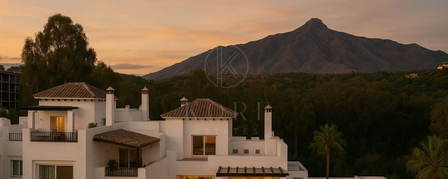 Elegant duplex penthouse in Aloha, Marbella with 3 bedrooms