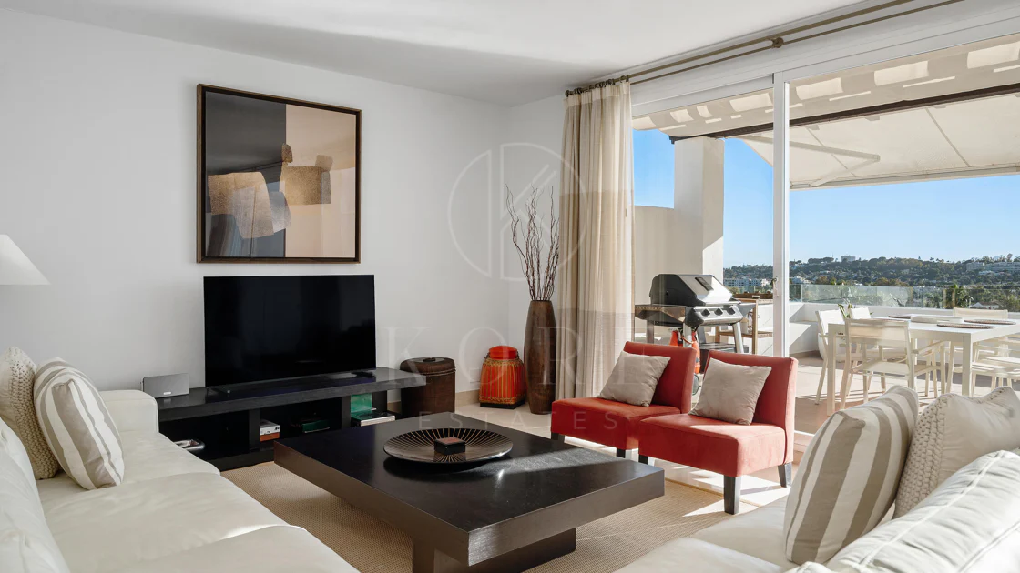 Elegant duplex penthouse in Aloha, Marbella with 3 bedrooms