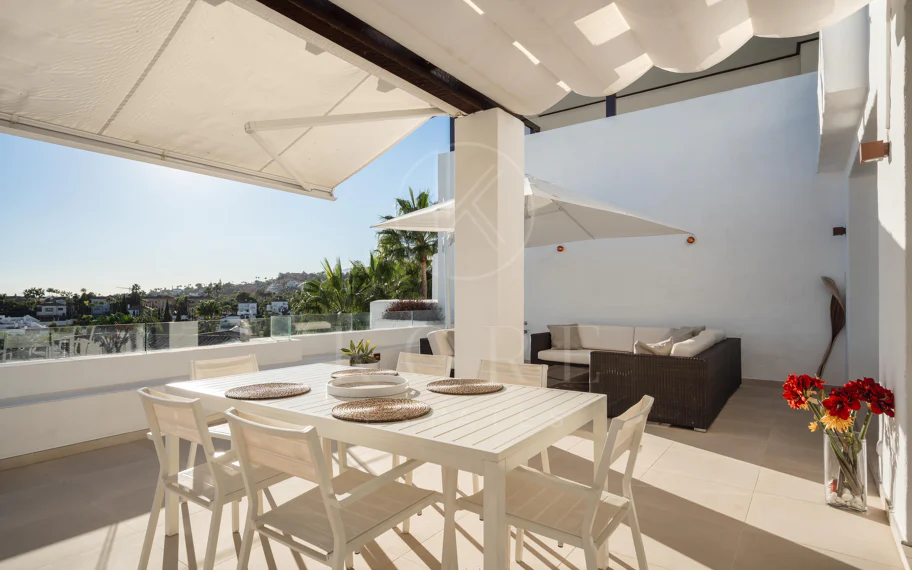 Elegant duplex penthouse in Aloha, Marbella with 3 bedrooms