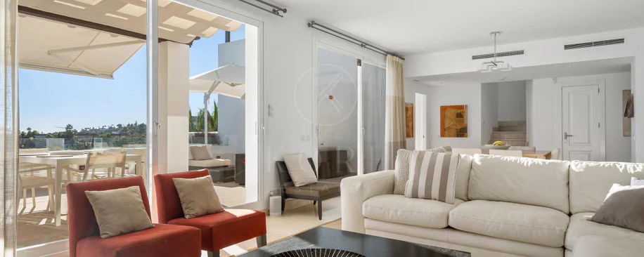 Elegant duplex penthouse in Aloha, Marbella with 3 bedrooms