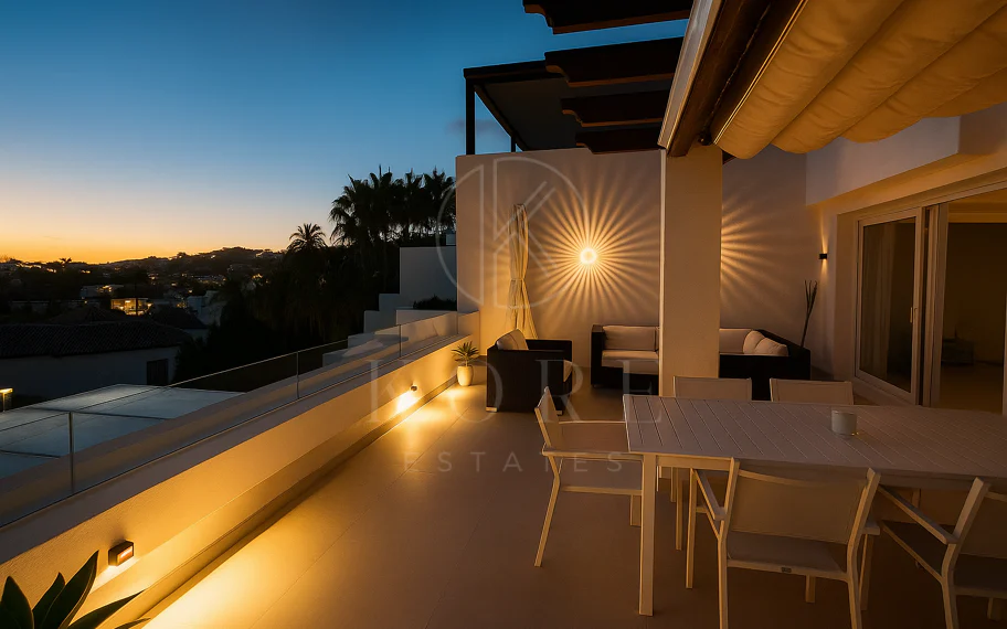 Elegant duplex penthouse in Aloha, Marbella with 3 bedrooms