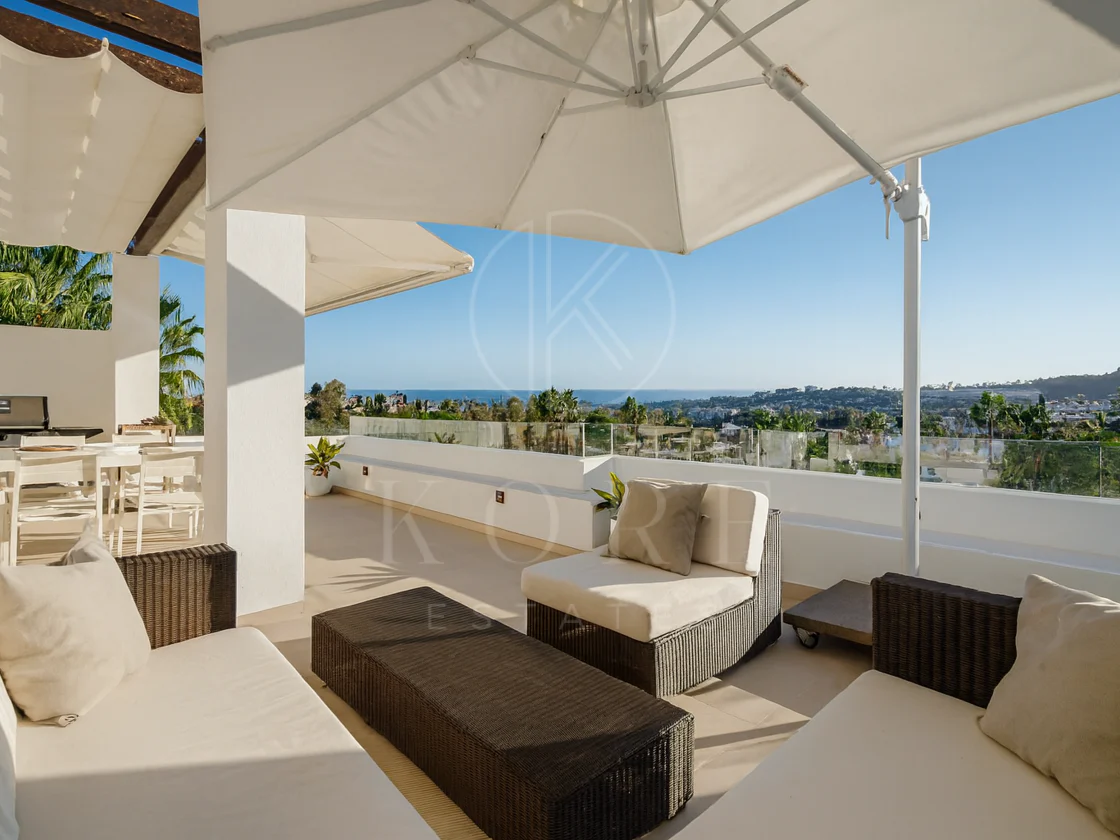 Elegant penthouse duplex în Aloha, Marbella, cu 3 dormitoare