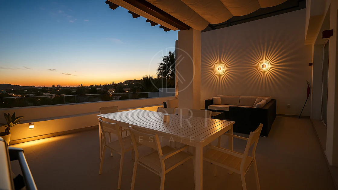 Elegant duplex penthouse in Aloha, Marbella with 3 bedrooms
