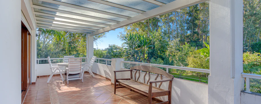 Elegant, southeast facing five bedroom Villa located on the New Golden Mile in Estepona, just steps from the beach