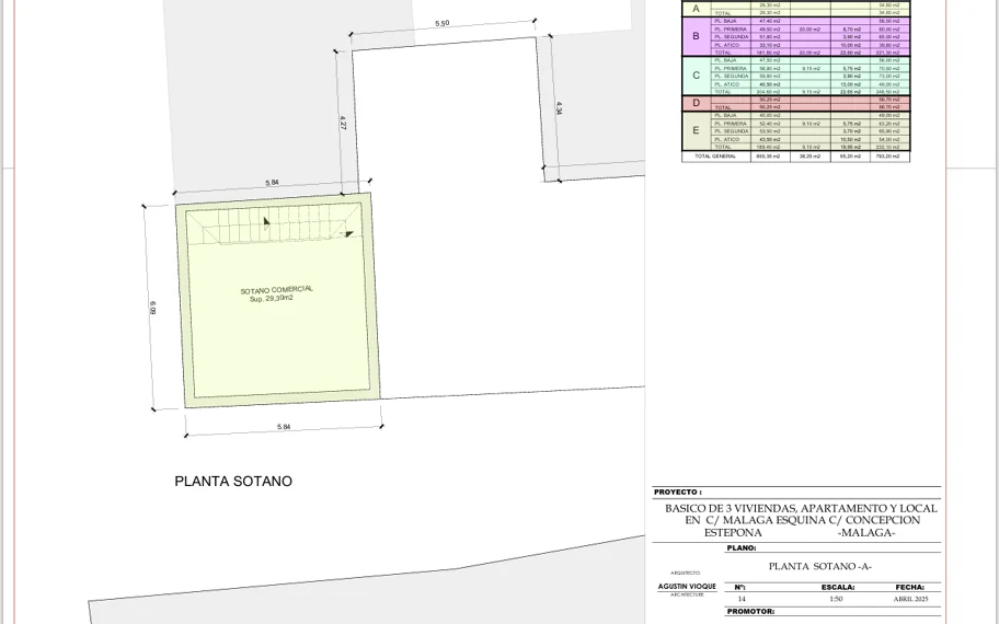 Prime Corner Plot of 190 m² in the Old Town of Estepona – 50m from the Beach, Buildable up to 800 m²