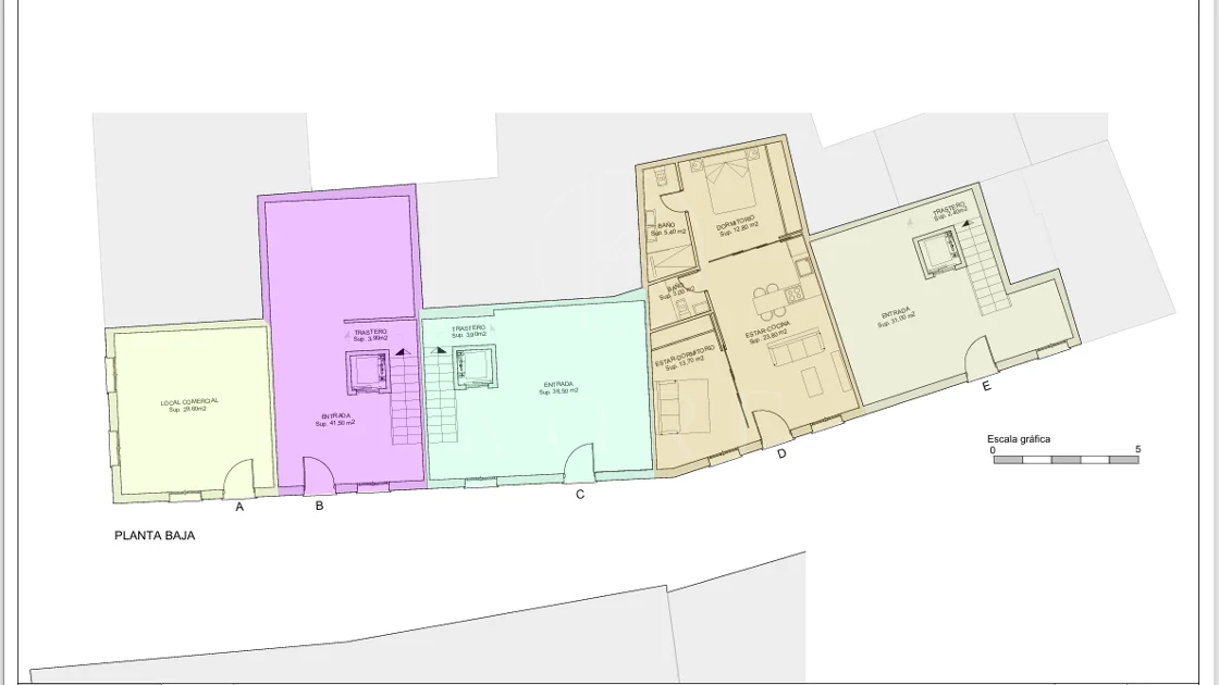 Prime Corner Plot of 190 m² in the Old Town of Estepona – 50m from the Beach, Buildable up to 800 m²