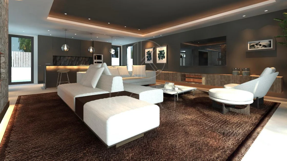Villa Maya - a magnificent four bedroom modern villa, under construction in Guadalmina Baja