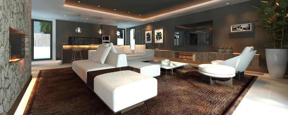 Villa Maya - a magnificent four bedroom modern villa, under construction in Guadalmina Baja