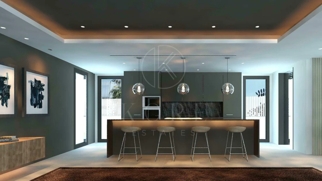 Villa Maya - a magnificent four bedroom modern villa, under construction in Guadalmina Baja