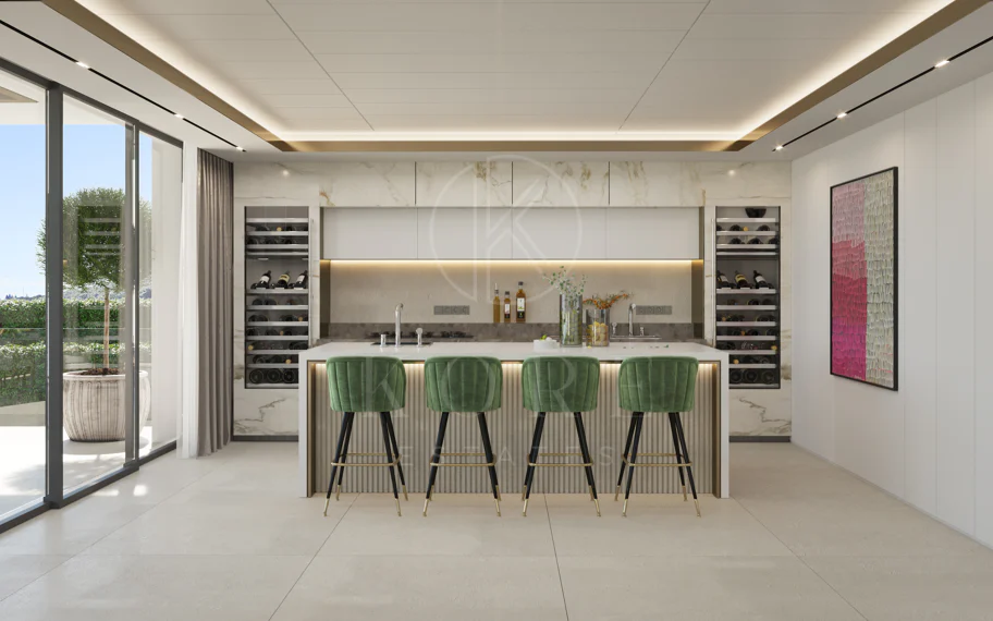 Exquisite New Frontline Golf Villa Project in Los Flamingos, Benahavis