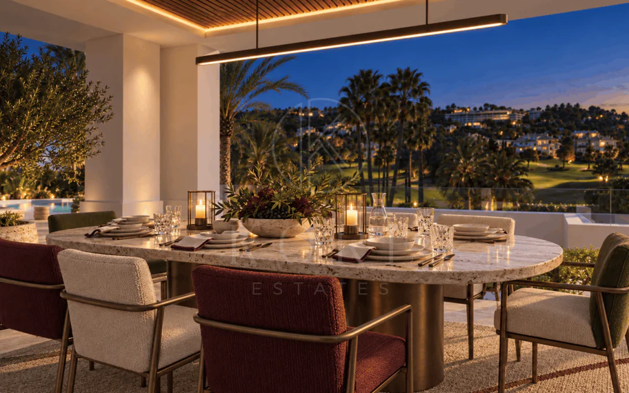 Exquisite New Frontline Golf Villa Project in Los Flamingos, Benahavis