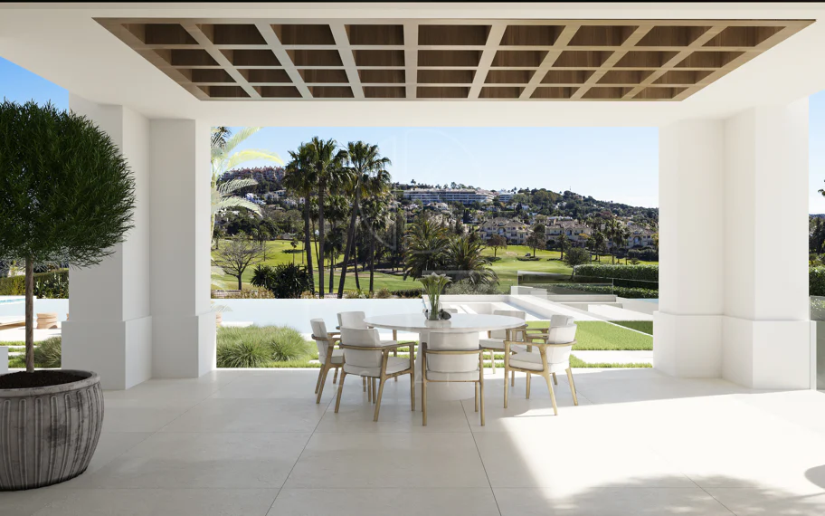 Exquisite New Frontline Golf Villa Project in Los Flamingos, Benahavis