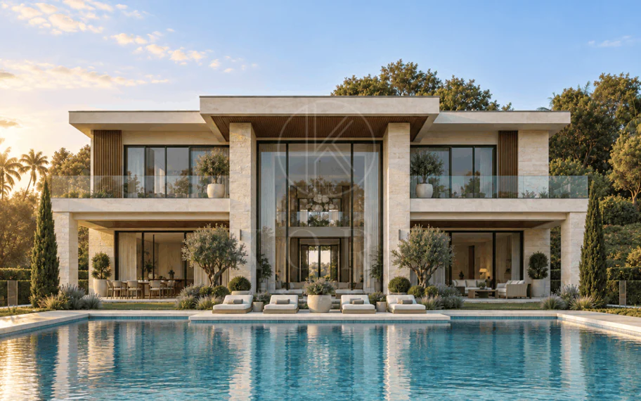 Exquisite New Frontline Golf Villa Project in Los Flamingos, Benahavis