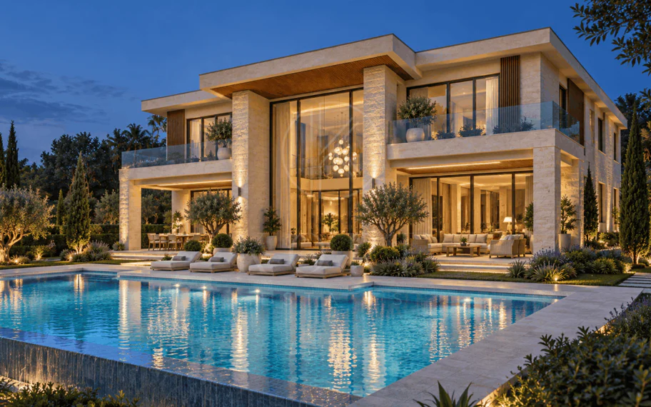 Exquisite New Frontline Golf Villa Project in Los Flamingos, Benahavis